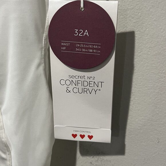 Victoria’s Secret Power Figure Cupped Shaping Slip 32A White Shapewear Coquette - Picture 6 of 7